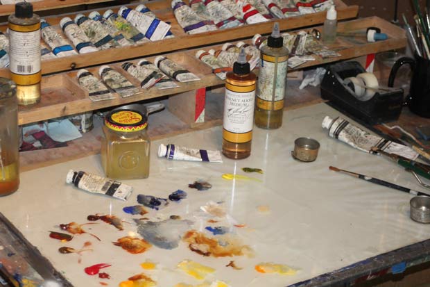 M Graham Solvent Free Painting